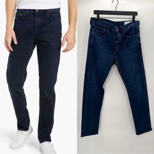 Rag & Bone Fit 2 Bayview Slim Fit Dark Indigo Stretch Jeans Mens 33